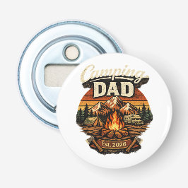 Camping Papa Est. 2026 Personalisierter Flaschenöf Flaschenöffner
