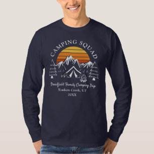 Camping Papa passende Familienferien Camping T-Shirt