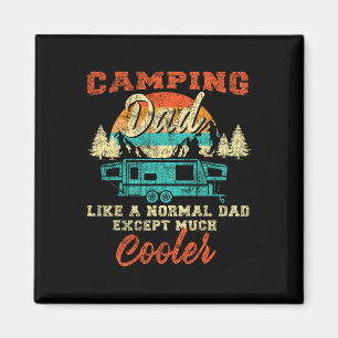 Camping Papa Pop-Up-Camper Rv-Anhänger Retro Vinta Magnet