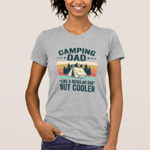Camping Papa Vintage Retro Outdoor Vector Shirt De