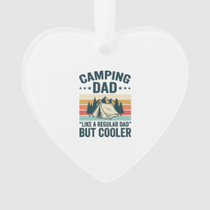 Camping Papa Vintage Retro Outdoor Vector Shirt De Ornament
