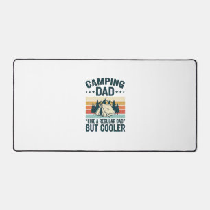 Camping Papa Vintage Retro Outdoor Vector Shirt De Schreibtischunterlage