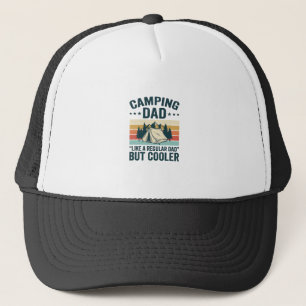 Camping Papa Vintage Retro Outdoor Vector Shirt De Truckerkappe