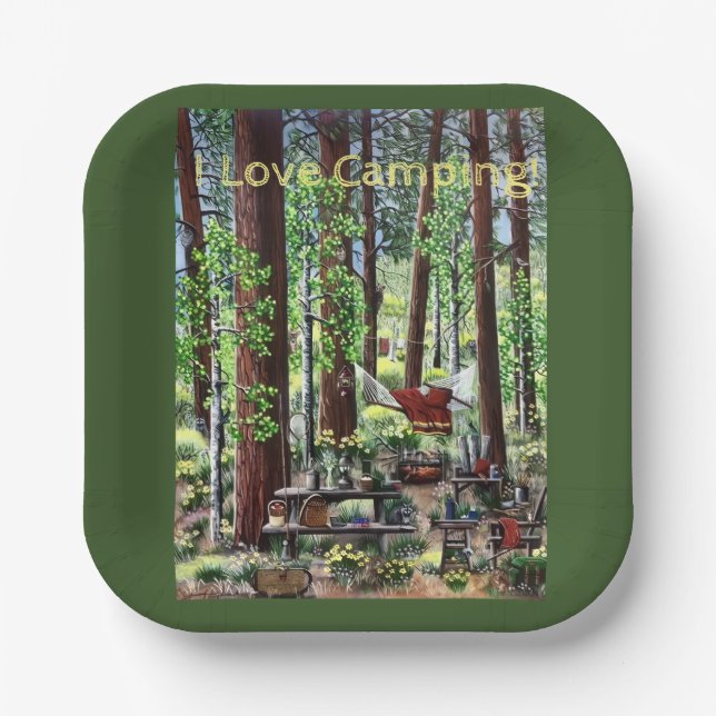 Camping Paper Teller (Vorderseite)