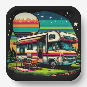Camping Papier Teller! Pappteller