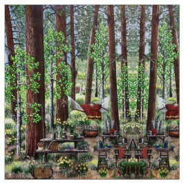 Camping Paradise Stoff