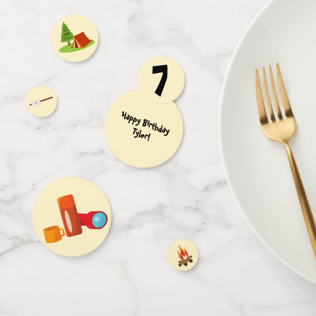 Camping Party Confetti Tischdekor Konfetti (Gruppe)