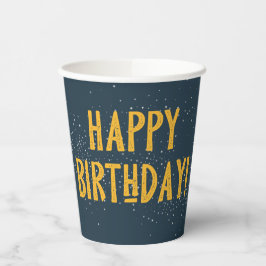 Camping Party Cups | Happy Birthday Pappbecher