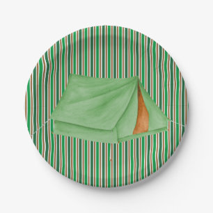 Camping-Party-Papierteller Pappteller
