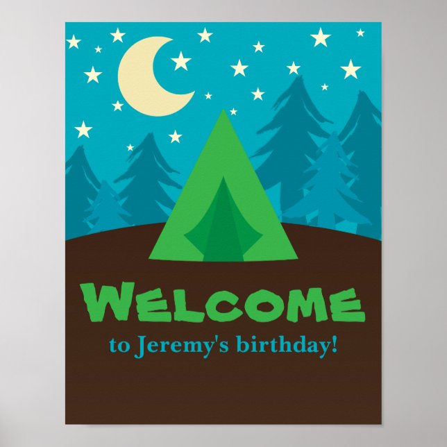 Camping Party Poster (Vorne)