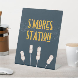 Camping Party-Signierung | S'mores Station Sockelschild