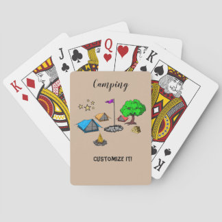 Camping Playing Cards Spielkarten