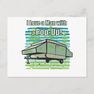 Camping PopUp Postkarte