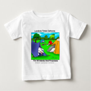 Camping Porpoises Funny Pun Lovers Baby T-shirt