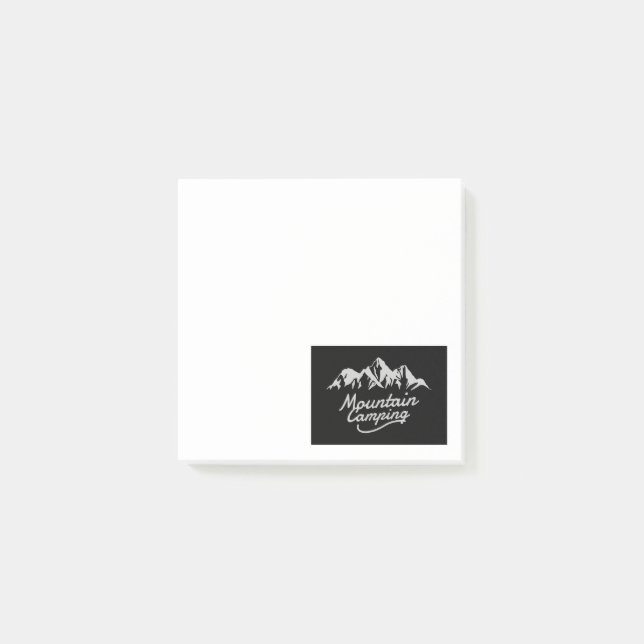 Camping Post-it Klebezettel (Vorderseite)