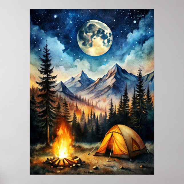 Camping Poster (Vorne)