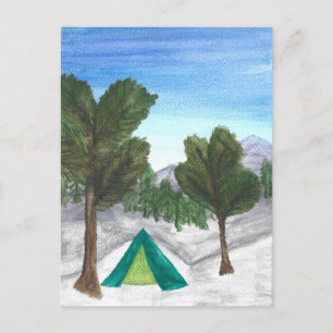 Camping-Postkarte   Natur   Tent Postkarte