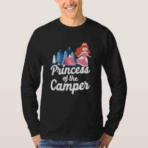 Camping Prinzessin der Familie Camper Zelt Niedlic T-Shirt