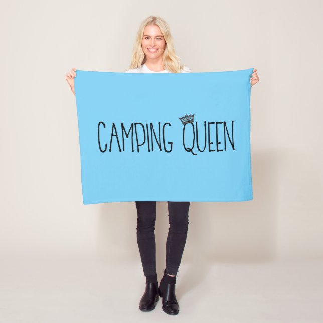 "Camping Queen" Fleece Blankets (Beispiel)