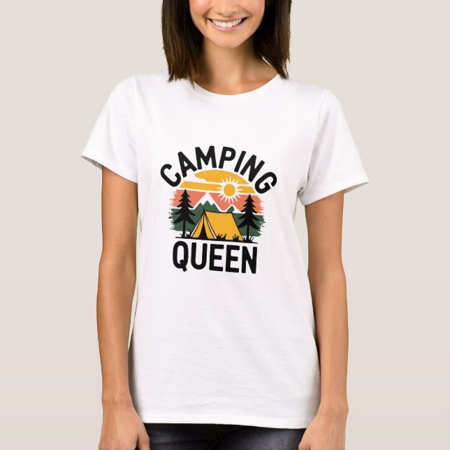 Camping Queen T-Shirt (Vorderseite)