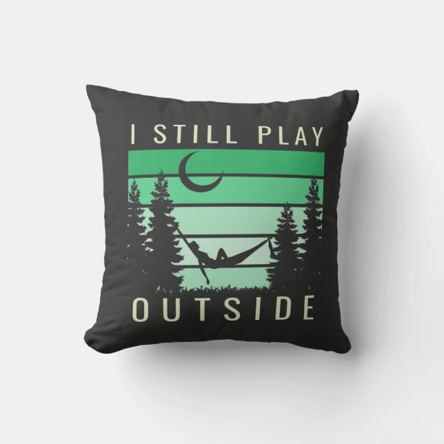 Camping Quote Urlaub Kissen (Vorderseite)