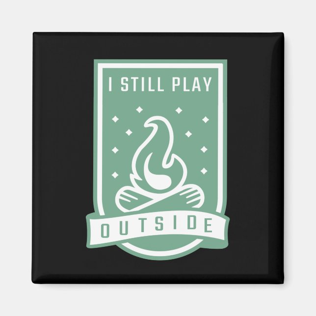 Camping Quote Urlaub Magnet (Vorne)