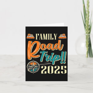 Camping Reisen Matching Family Road Trip 2025 Karte