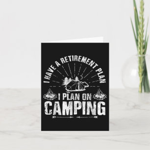 Camping Rente Geschenk Funny Zitat Outdoor Reifen Karte