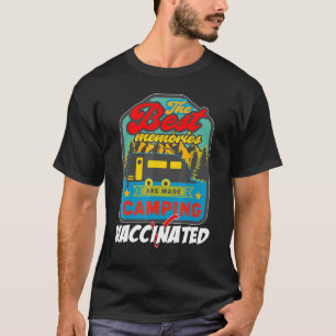 Camping Retro Travel Trailer Außenwagen Rollladen T-Shirt