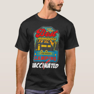Camping Retro Travel Trailer Außenwagen Rollladen T-Shirt