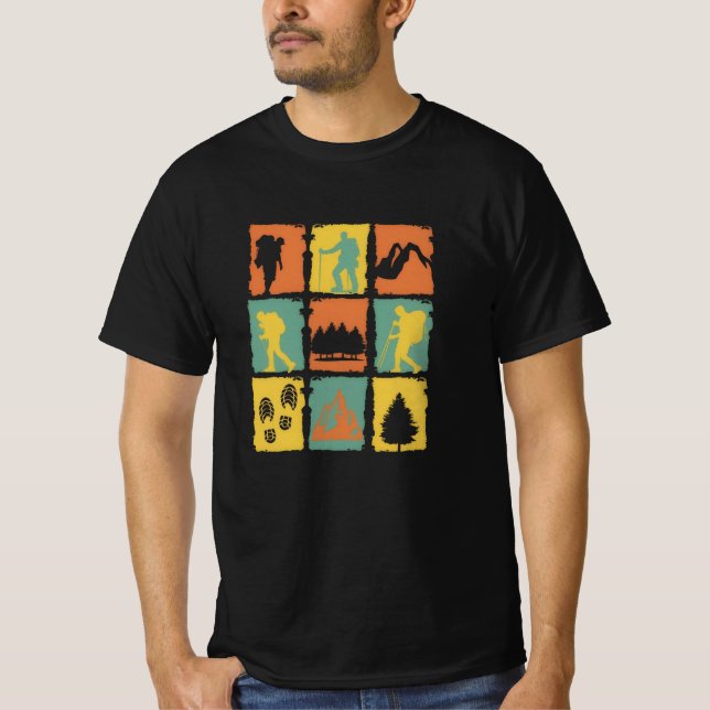 Camping Retro-Vibes, Compiler Friends T-Shirt (Vorderseite)