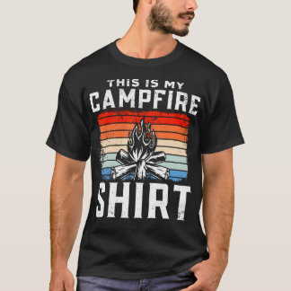 Camping Retro Vintage Das ist mein Lagerfeuer-Shir T-Shirt