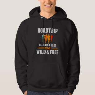 Camping Road Trip Convertible Vanlife Oldtimer Say Hoodie