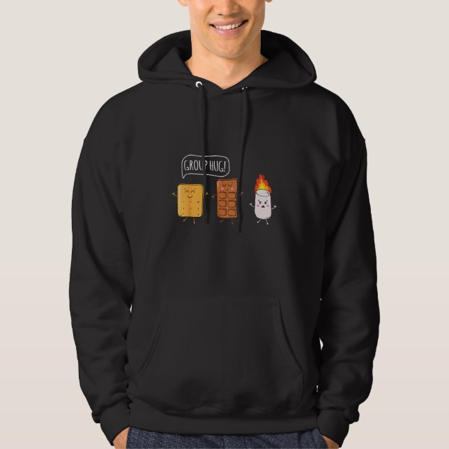 Camping Roasting Bonfire Adventure Hoodie (Vorderseite)