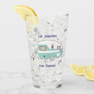 Camping RV Trailer Camper Bier Pint Trinken Glas