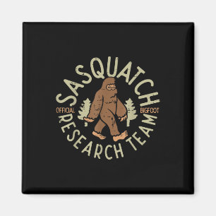 Camping Sasquatch Research Team Bigfoot Camper Män Magnet