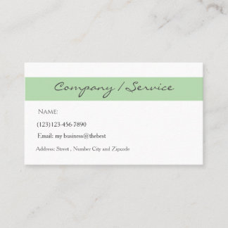 camping services editable card visitenkarte