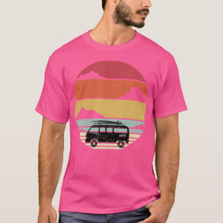 Camping Shirt Vintag Retro Campervan Camp Liebhabe