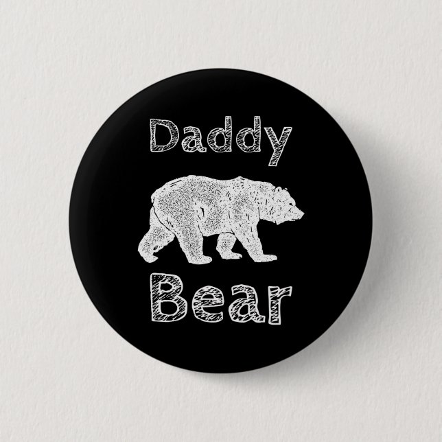 Camping Shirts für Männer Funny Daddy Bear T Shirt Button (Vorderseite)