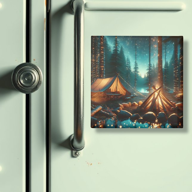 Camping-Site mit Hübschen Leuchten Magnet (Von Creator hochgeladen)