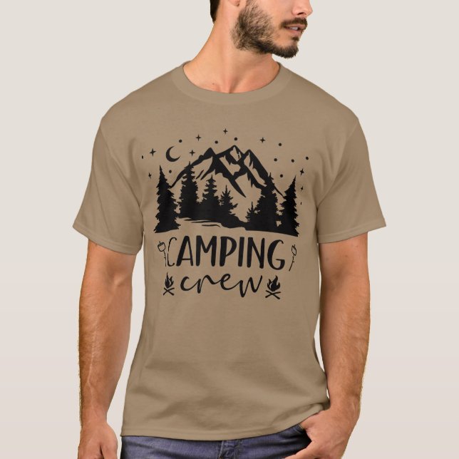 Camping Smore Crew Niedlich Smores Geschenk für Ca T-Shirt (Vorderseite)