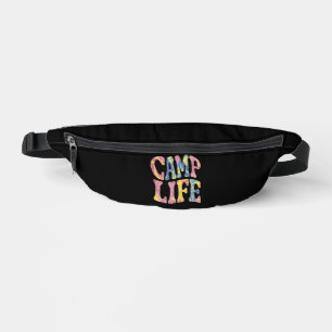 Camping Sommer Mädchen Camping Leben Tie-Dye Retro Bauchtasche