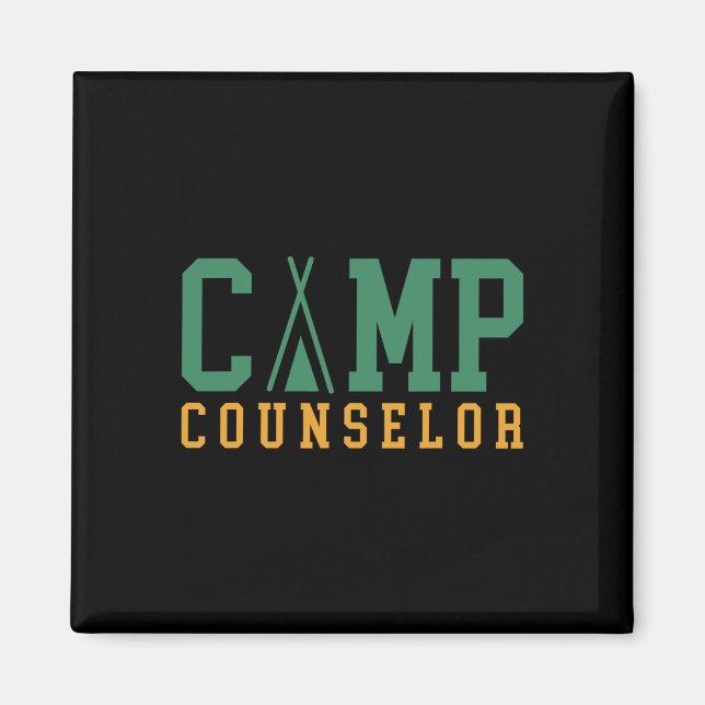 Camping-Sommercamp-Berater-Personal-Direktor Campe Magnet (Vorne)