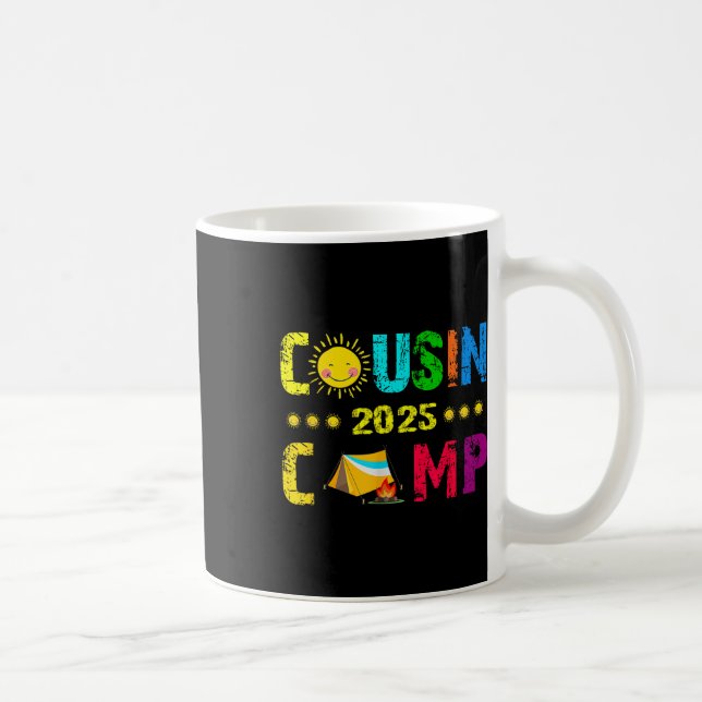 Camping Sommerferien Crew Cousin Camp 20 Kaffeetasse (Rechts)