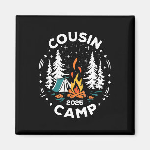 Camping-Sommerurlaub-Crew-Cousin-Camp 2025 Magnet