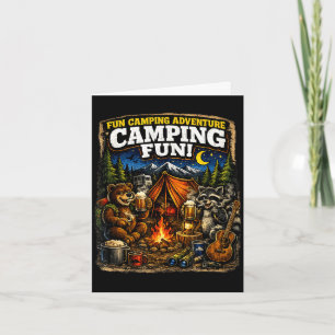 Camping-Spaß-Abenteuer-lustiges-Lagerfeuer-im-Frei Karte