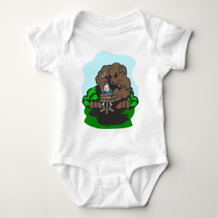 Camping Spaß Baby Strampler