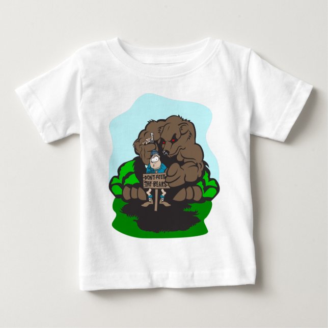 Camping Spaß Baby T-shirt (Vorderseite)