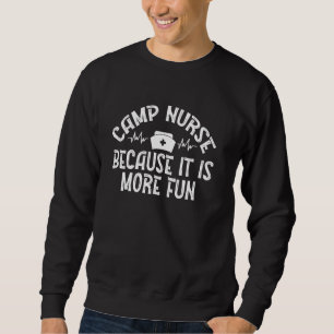 Camping Spaß Pflege Sommer Camp Berater Funny Ca Sweatshirt