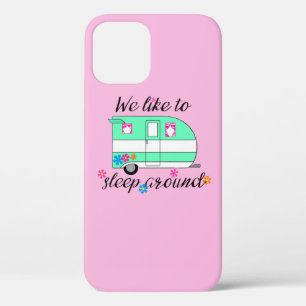 Camping Spaß / "Wir schlafen gerne herum!" Case-Mate iPhone Hülle